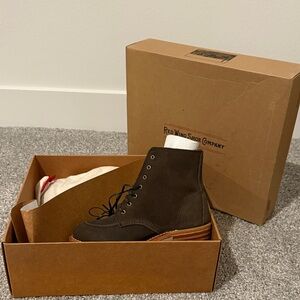 Red Wing Shoes Dark Brown Ankle Boots